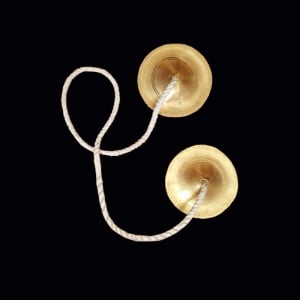 Gini pair (Brass)-Hand Cymbals pair-Indian Musical Instrument